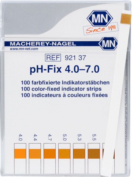 Test Strip pH-Fix 4.0 - 7.0 sticks 6 x 85 mm