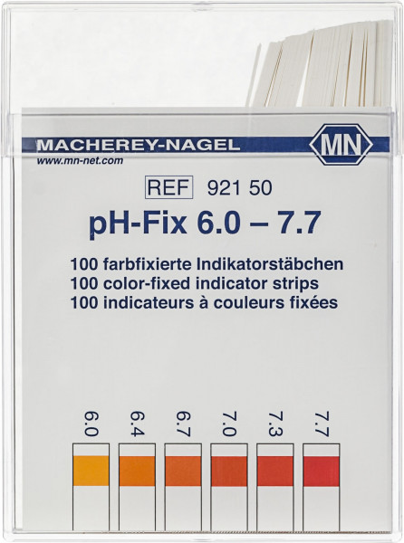 pH-Fix indicator sticks pH 6.0 - 7.7 6 x 85 mm