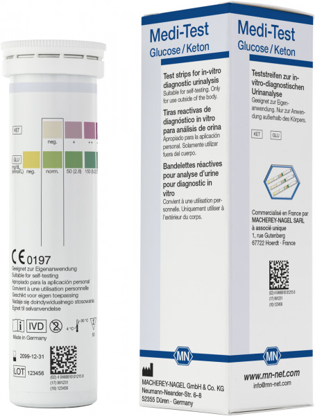Medi-Test Glucose/Keton urine test strips
