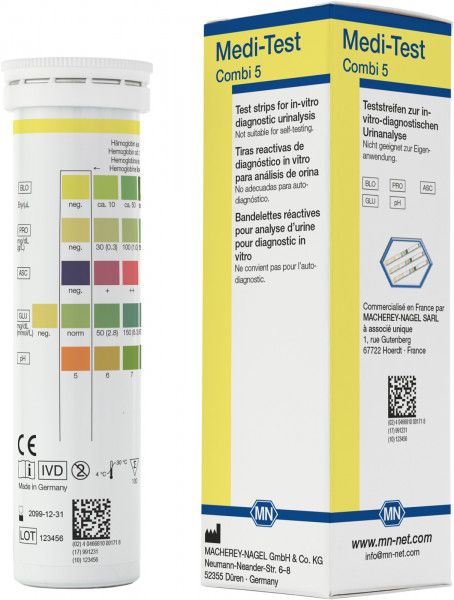 Medi-Test Combi 5 urine test strips