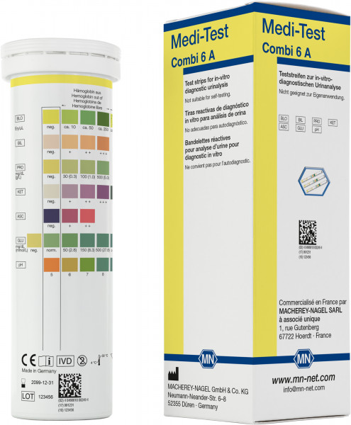 Medi-Test Combi 6A urine test strips