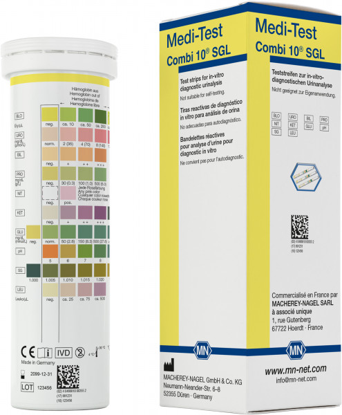 Medi-Test Combi 10 SGL urine test strips