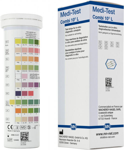 Medi-Test Combi 10 L urine test strips