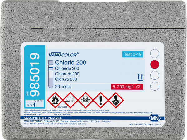 NANOCOLOR Chloride 200 5-200mg/l