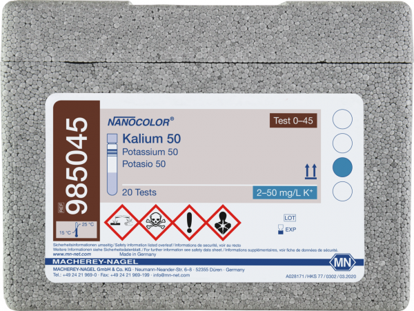 NANOCOLOR Kalium 50 2-50mg/l