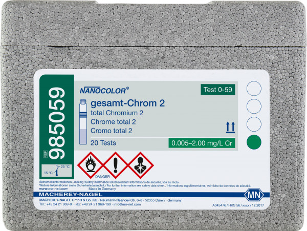 NANOCOLOR Chromium 2 0.05-2.00mg/l Cr