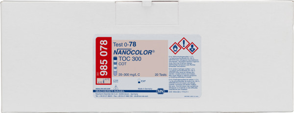 NANOCOLOR TOC 300 -RS PM- 20 - 300 mg/l 