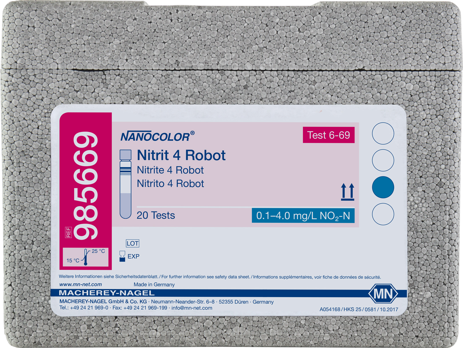 NANOCOLOR robot Nitrite 4 til Robot 0.1-4.0 mg/L NO2-N