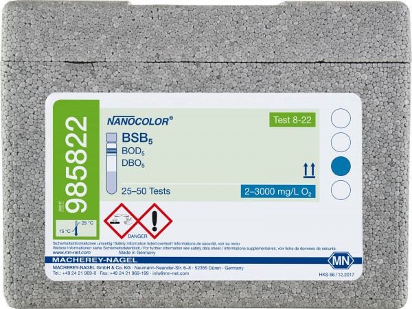 NANOCOLOR BOD 5 2-3000mg/l