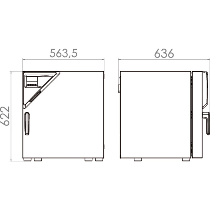 Binder Inkubator BF56, 56 liter, F, 230V/50-60Hz