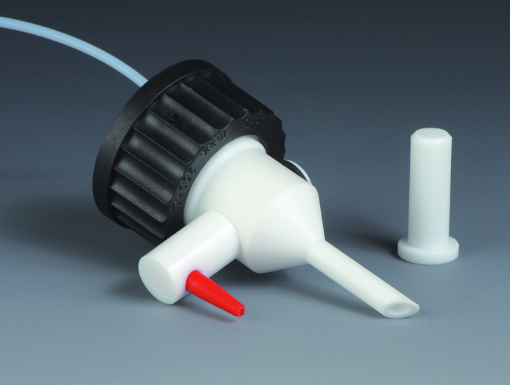 Stophane på skruelåg, GL45, PTFE/PPS