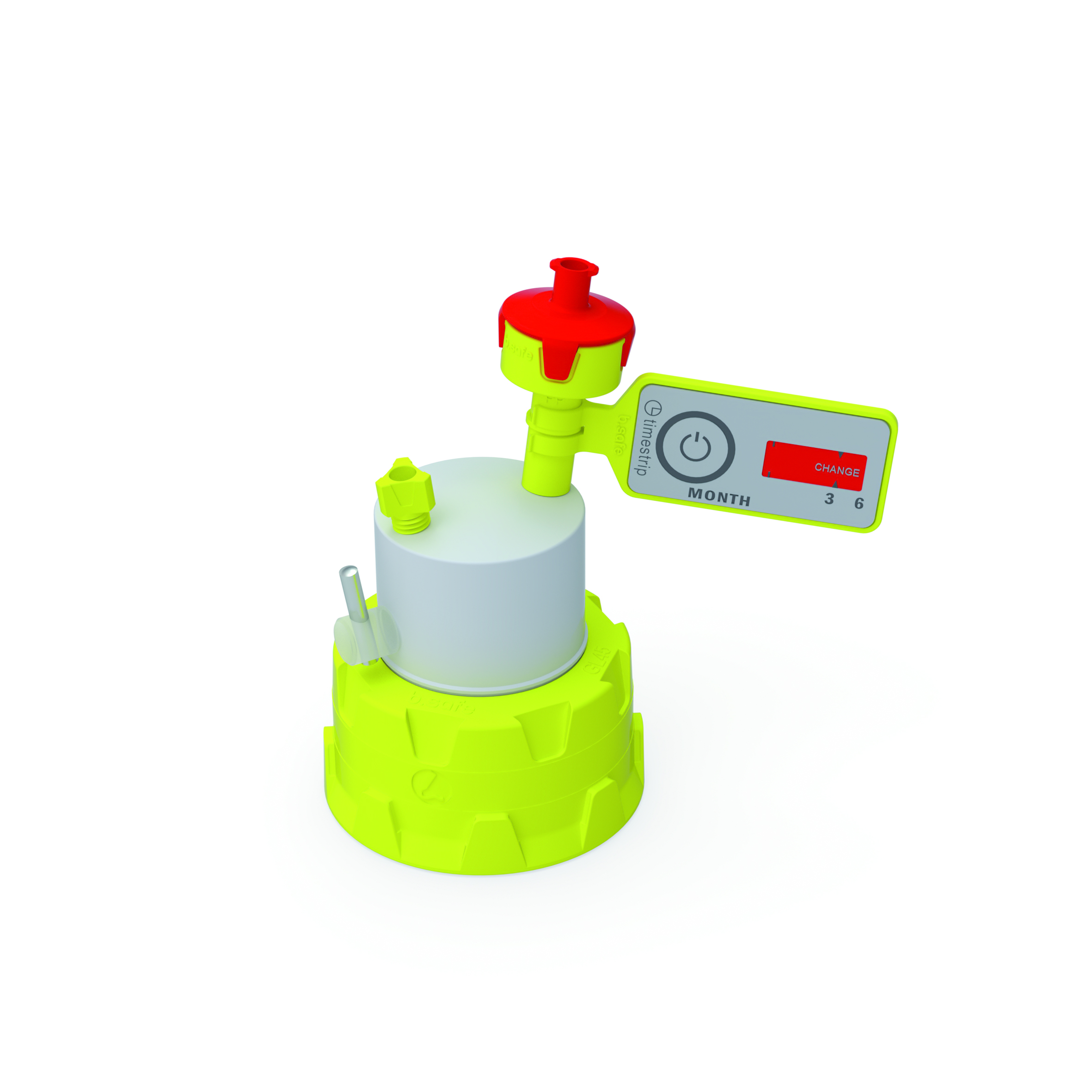 b.safe Cap GL45 with Stopcocks