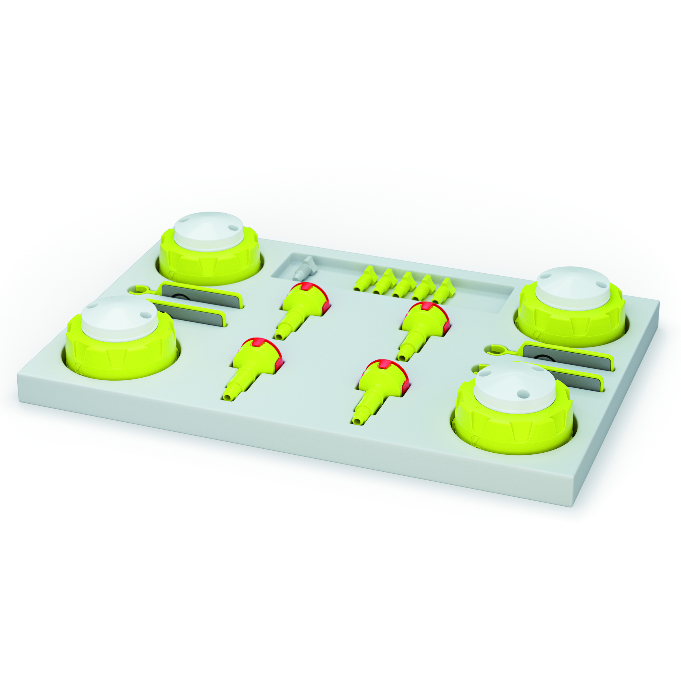 b.safe Starter Box A, GL45, 3x1 + 1x2, incl. fitt.