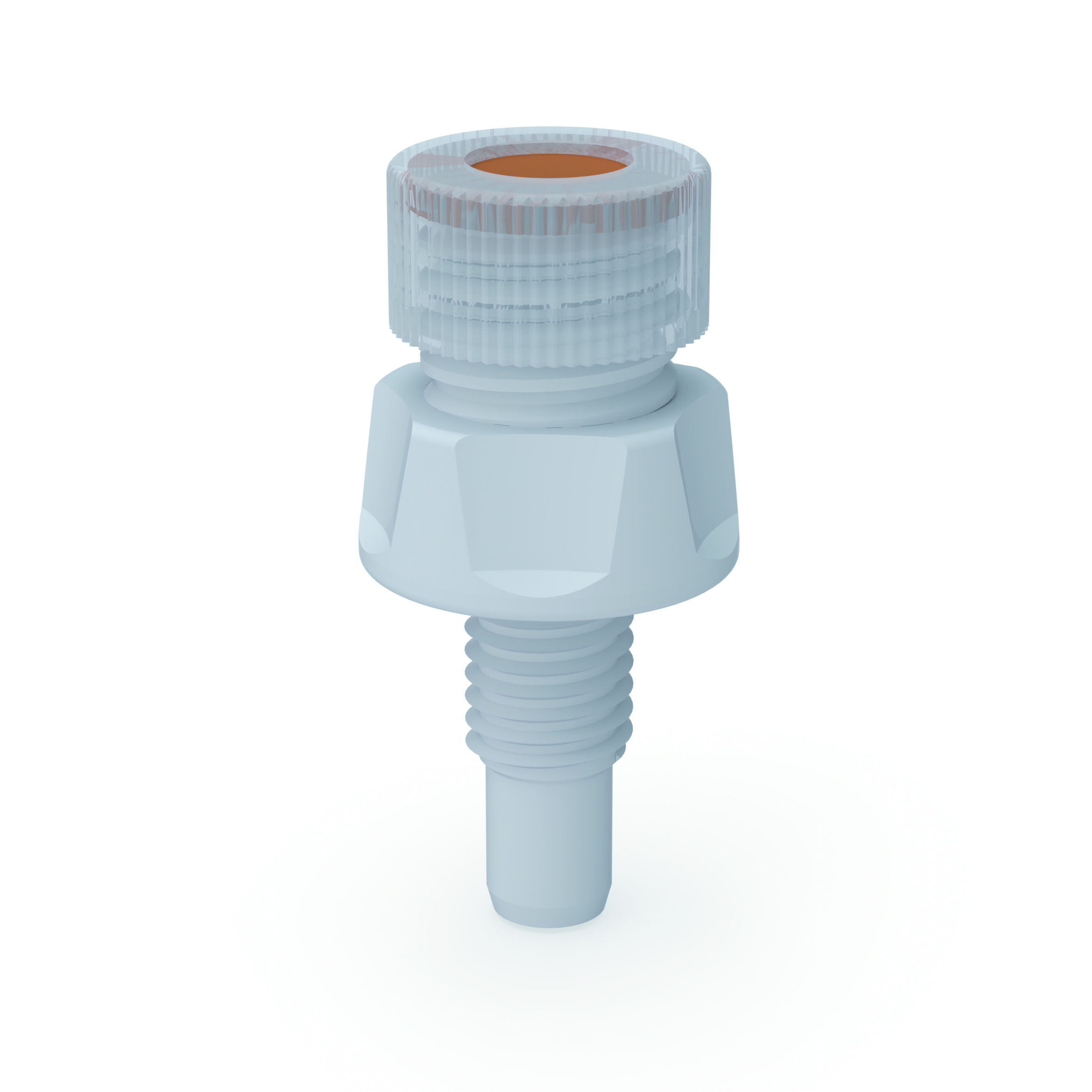 b.safe Septum Adaptor  UNF 1/4" (m)