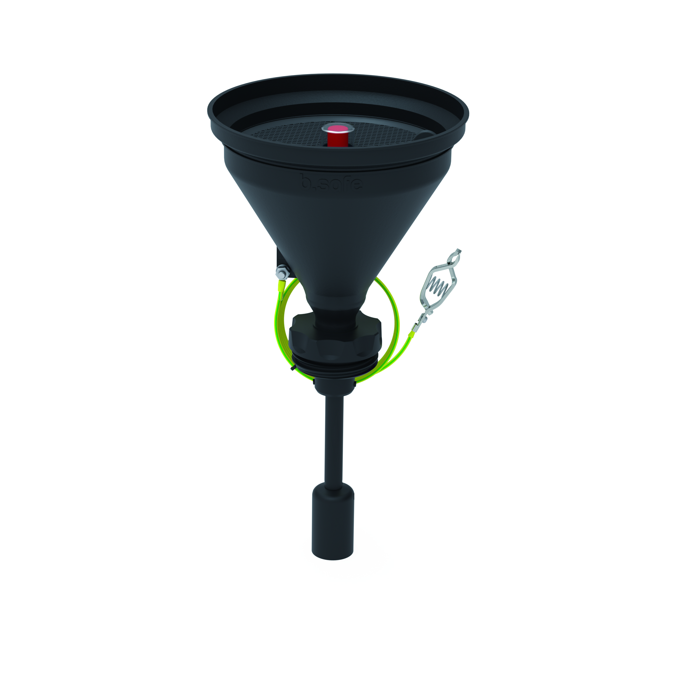 b.safe Funnel 180 with Level Indicator, Mauser 2"