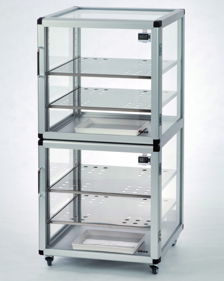 Vitrum Maxi 2-Desiccator, 2 x 156 liter, 2 døre