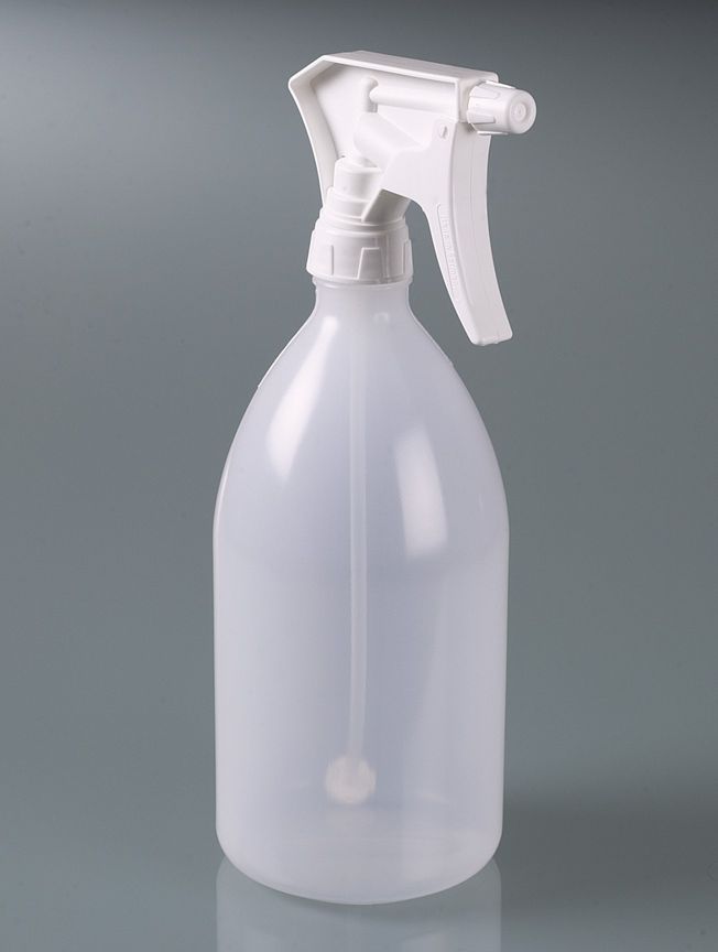 Spray bottle w/ hand pump, 1000 ml, stroke: 1,2 ml