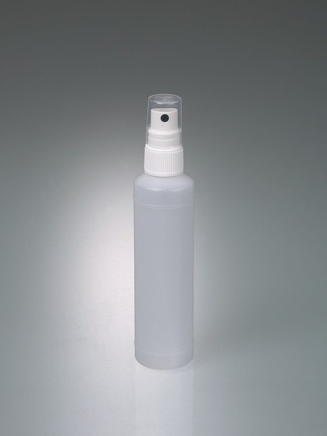 Spray bottle w/ pump vaporizer, transparent, 100ml