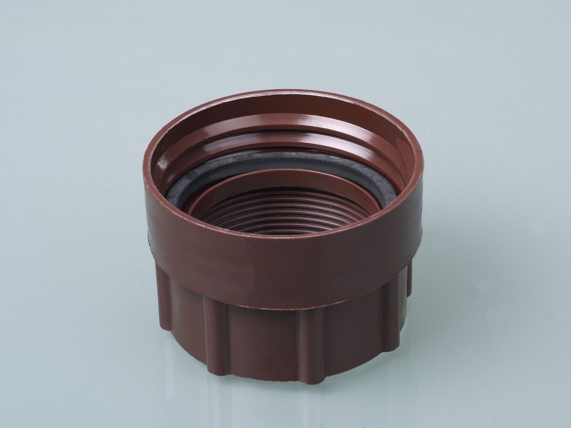 Thread adapter DIN71 inn. - 2"BSP inn., brown