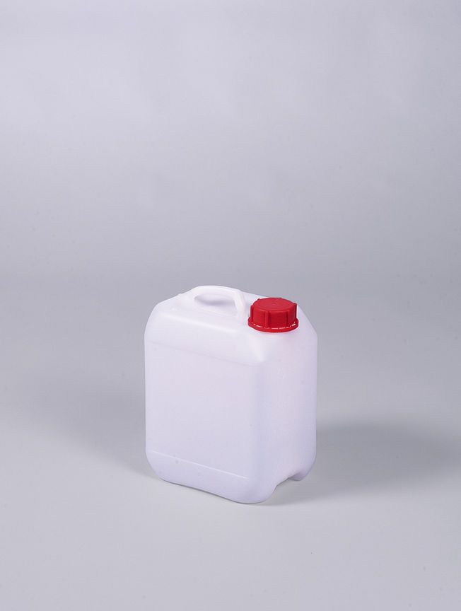 Jerrycan, HDPE transparent, UN, DIN50, 5 l, w/ cap