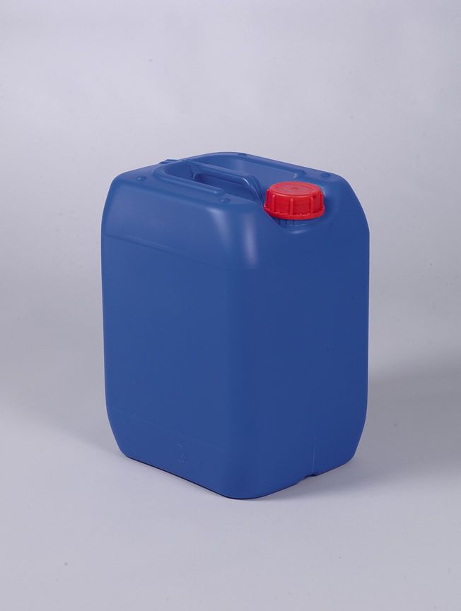 Jerrycan, HDPE blue, UN, DIN60, 20 l, w/ cap
