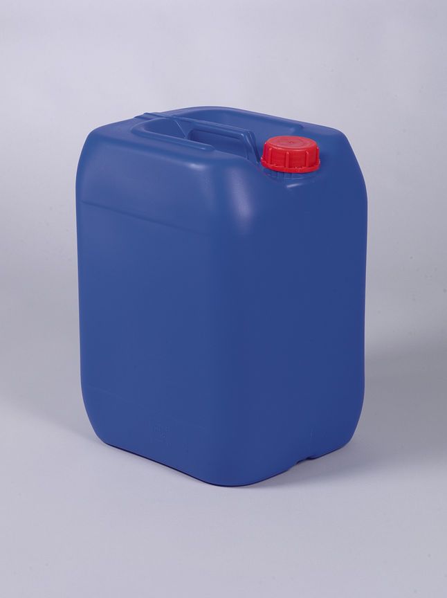 Jerrycan, HDPE blue, UN, DIN60, 30 l, w/ cap