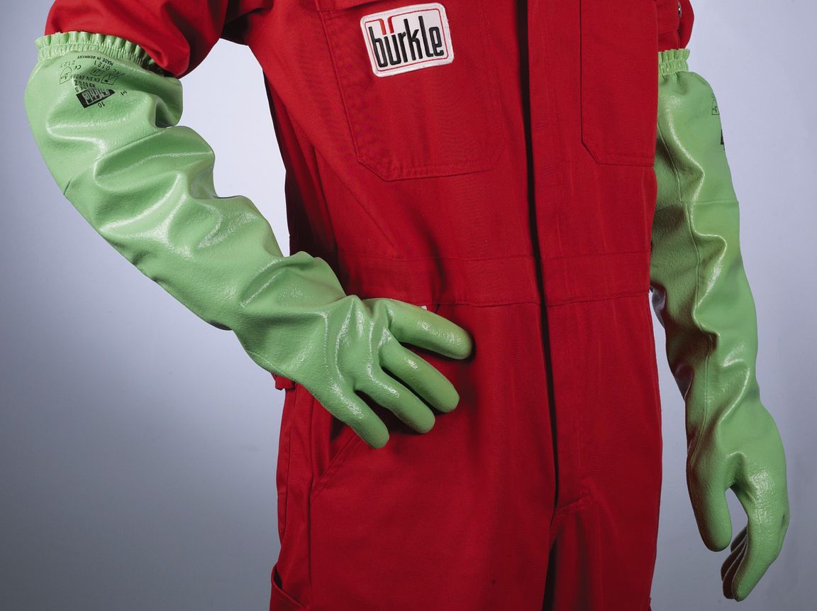 Protective gloves Rubiflex, nitrile rubber, 60 cm