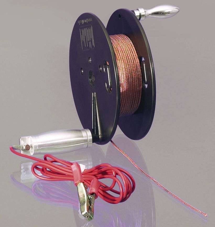 Manually-operated reel EX w/ grounding cable