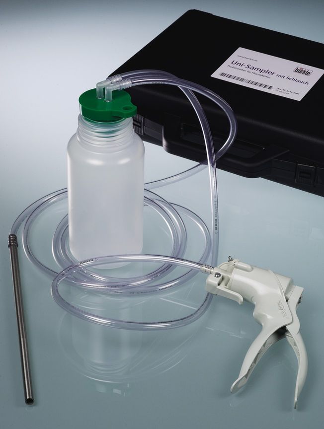 UniSampler w/ hose, PVC/V2A, complete