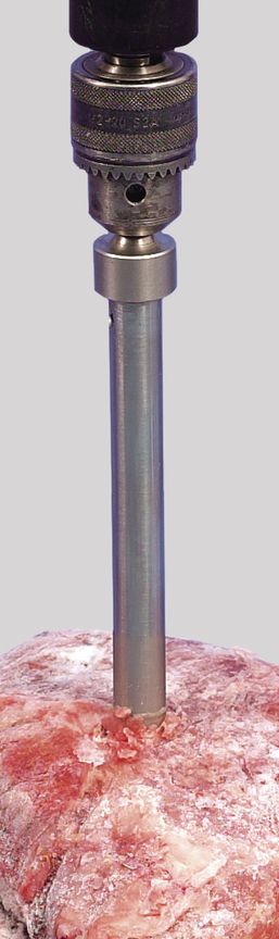 Ice borer, V4A, inner-xouter-Ø 16x21mm, depth 20cm