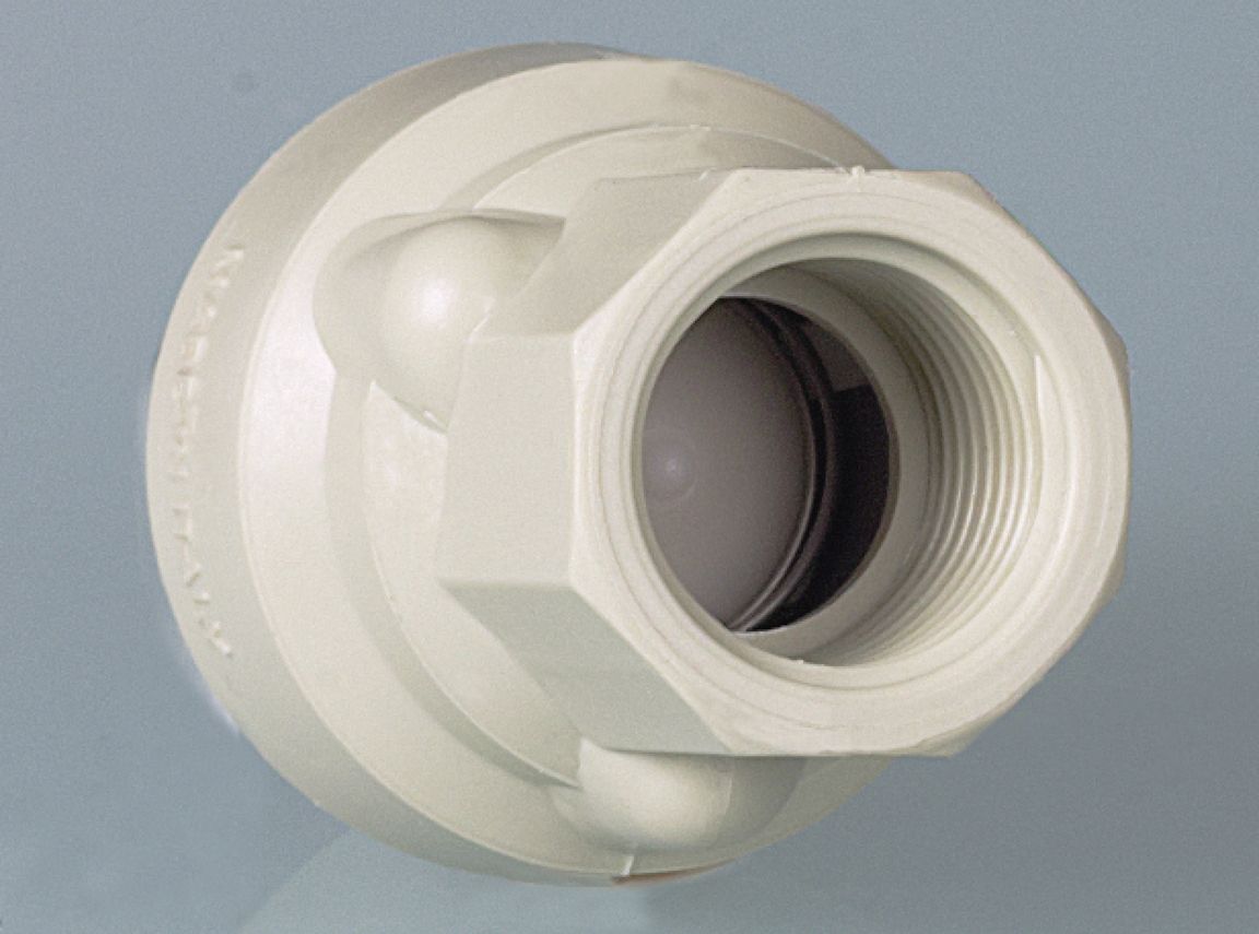 Non-return valve PP, 1/2" inner thread