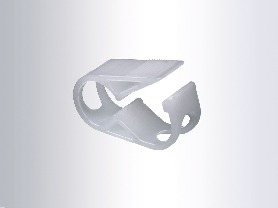 Hose clamp Squeeze-Fix, POM white, for Ø1-5mm