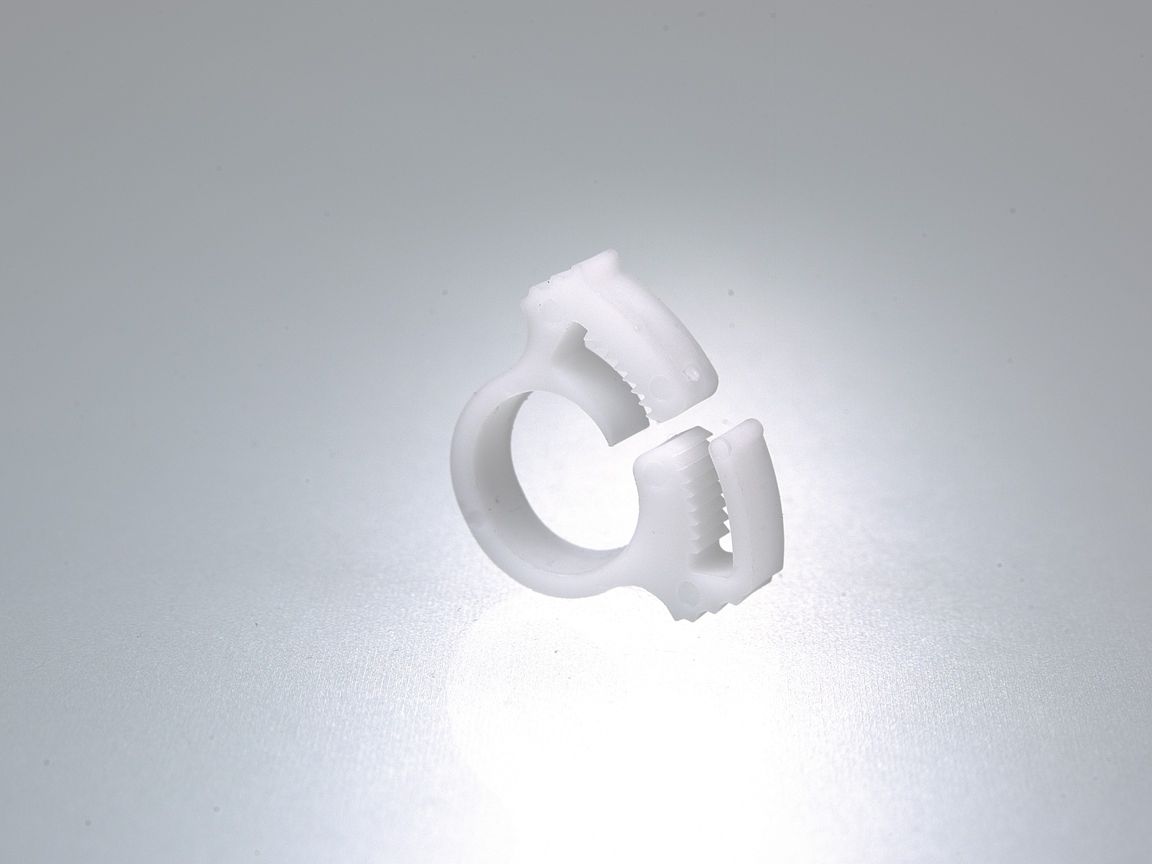 Hose clip POM, for hose-Ø11-12mm, 10pcs