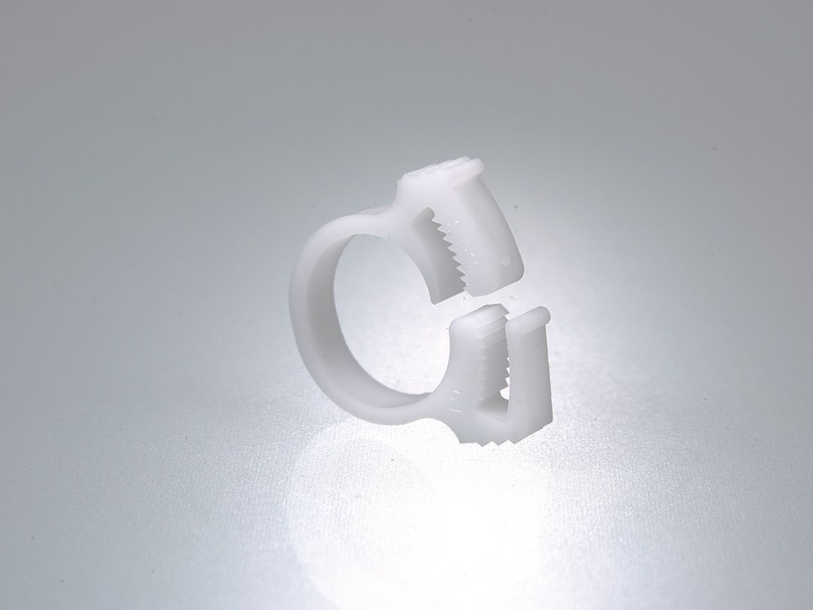 Hose clip POM, for hose-Ø15-17mm, 10pcs