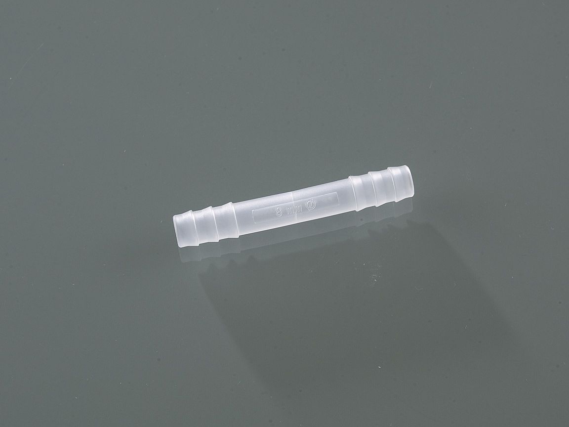 Conn. straight, cyl. nozzle, PP, Ø7-9mm, 10pcs