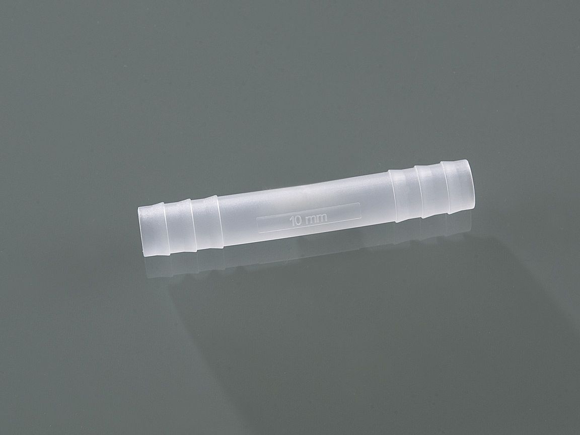 Conn. straight, cyl.nozzle, PP, Ø9-11mm, 10pcs