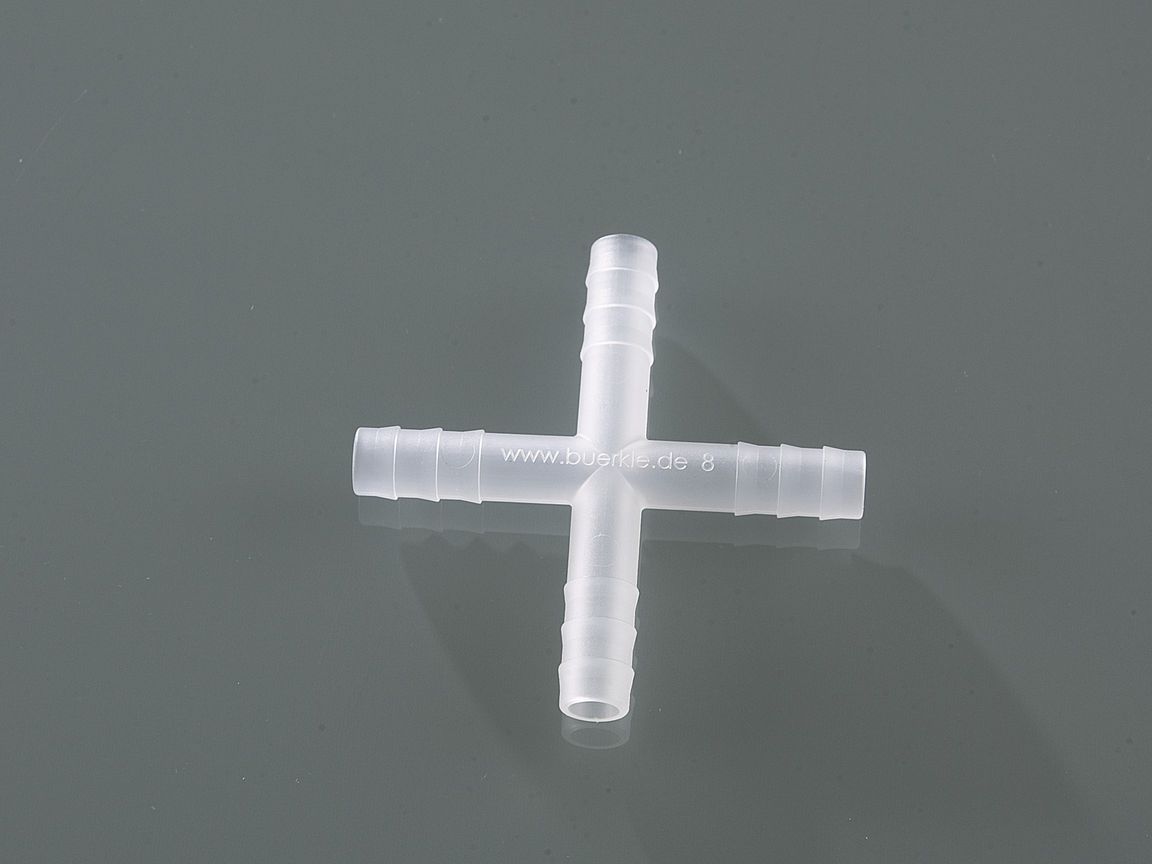 Four-way connector, PP, for Ø7-9mm, cyl., 10pcs