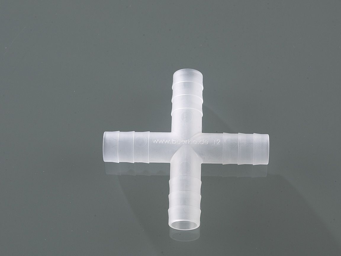 Four-way connector, PP, for Ø11-13mm, cyl., 10pcs