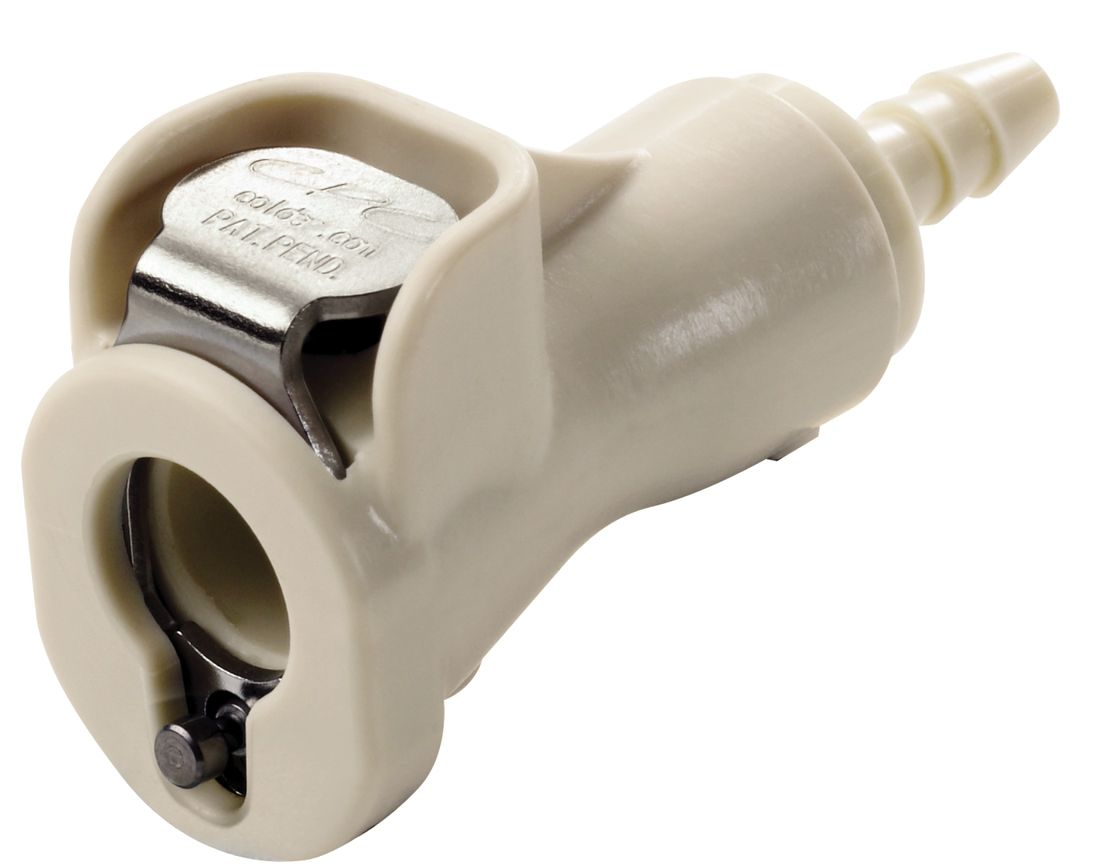 Lynkobling, PP, hun, m.  ventil, stuts Ø3,2mm