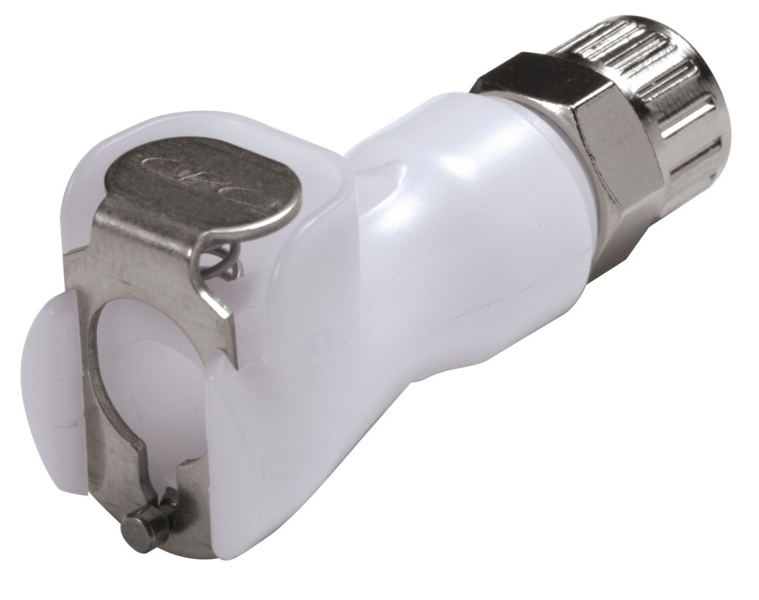 Lynkobling, POM, hun, m.  ventil, skrue Ø4x6mm