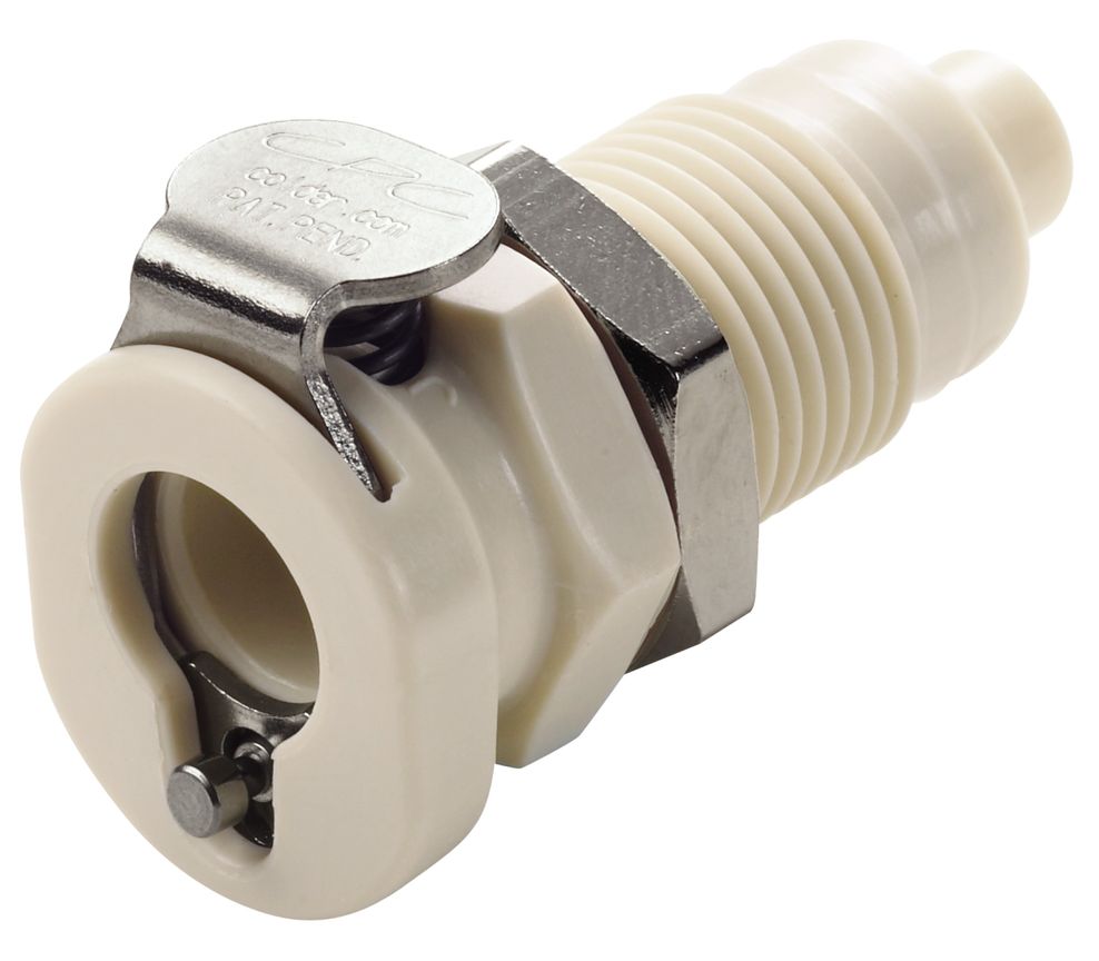 Lynkobling PP, hun, m.  ventil, b-h, Ø1,6mm
