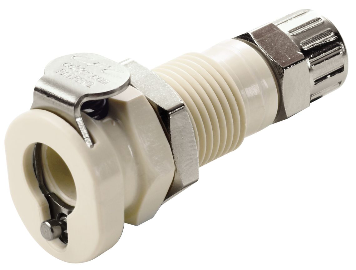 Lynkobling PP, hun, m.  ventil, b-h, skrue