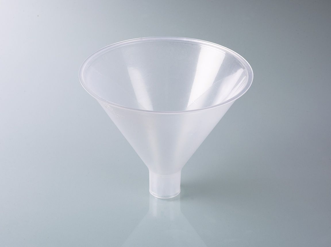 Powder funnel, PP, outer-Ø 150, outlet-Ø 28
