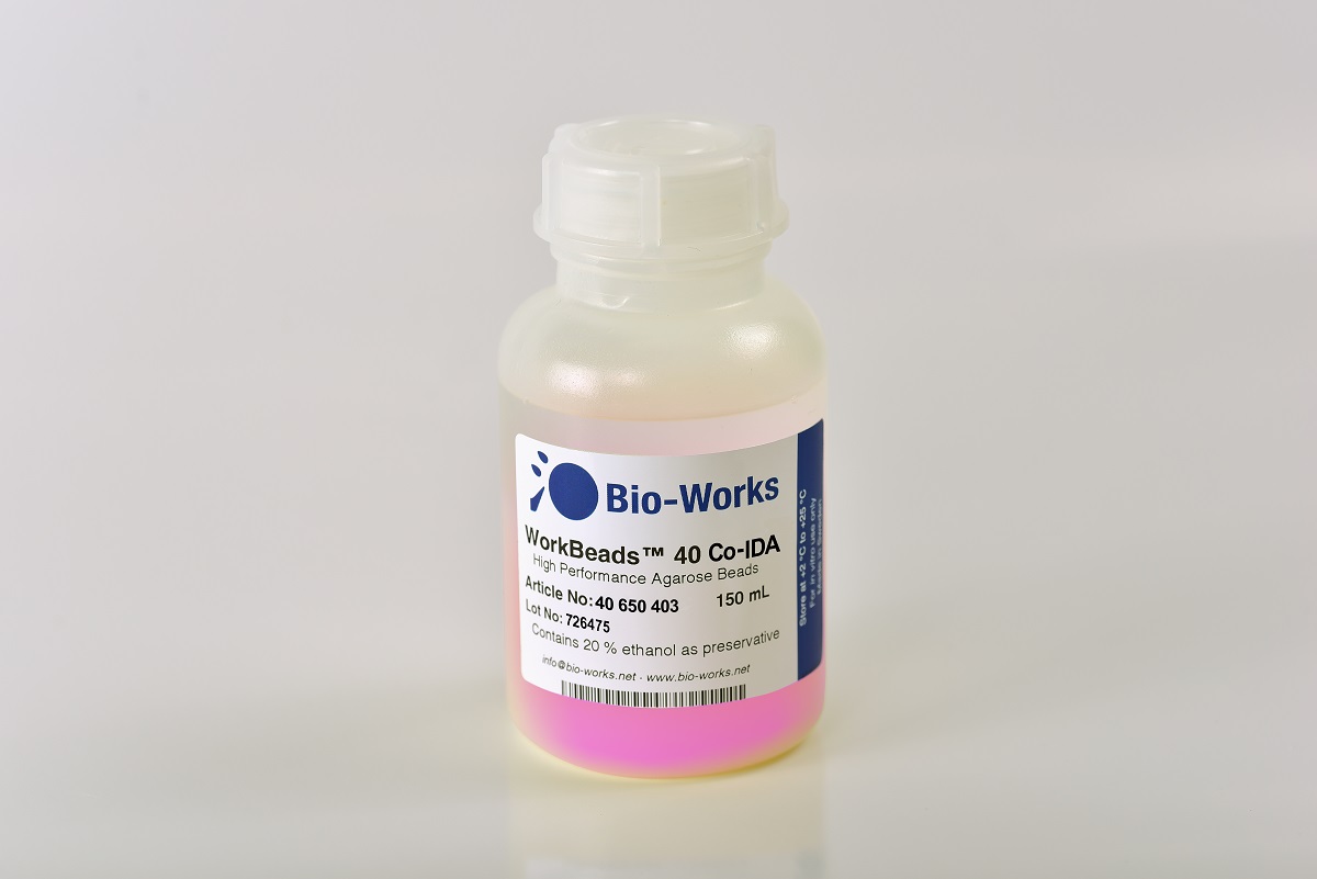WorkBeads resin 40 Co-IDA, 150 mL
