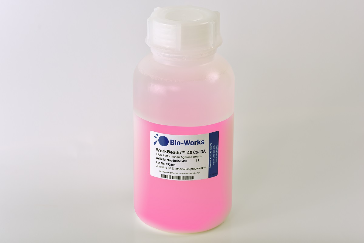 WorkBeads resin 40 Co-IDA, 1 L