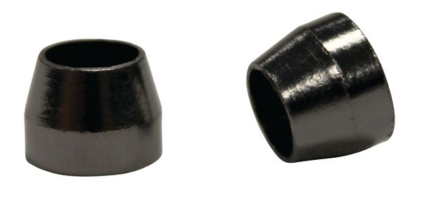 Ferrule graphite 1/8", 0,5 mm ID, 10 pcs