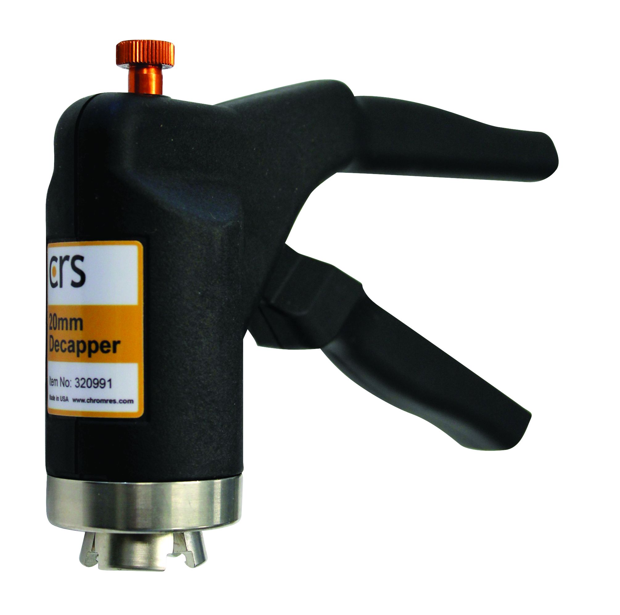 Manual decapper 20 mm caps, ergonomic