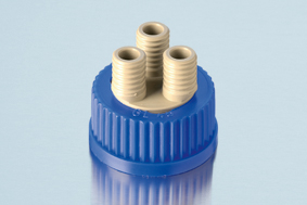 Screw Cap, GL45, PP, 3 Port GL14, 2pcs