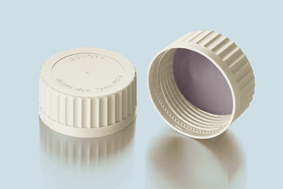 Skruelåg, GLS80, PSU, m. PTFE/silicone indlæg, 5st