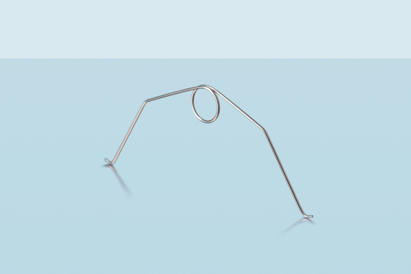 SS handle for staining tray, 10stk